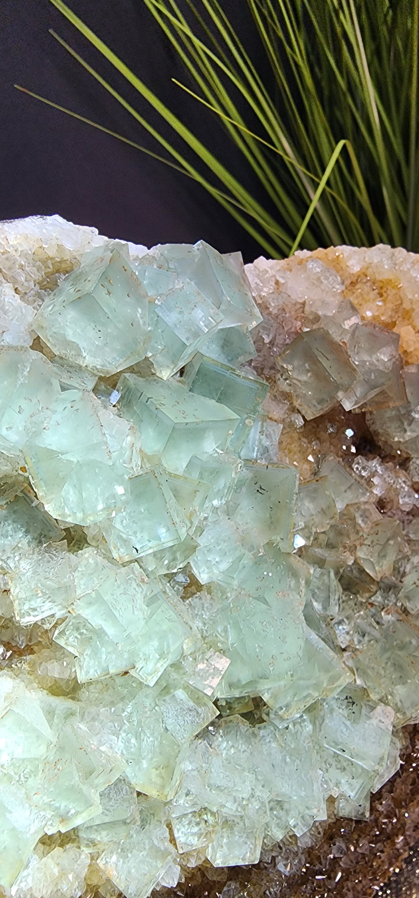 Extra Large Blue Phantom Cube Fluorite Specimen