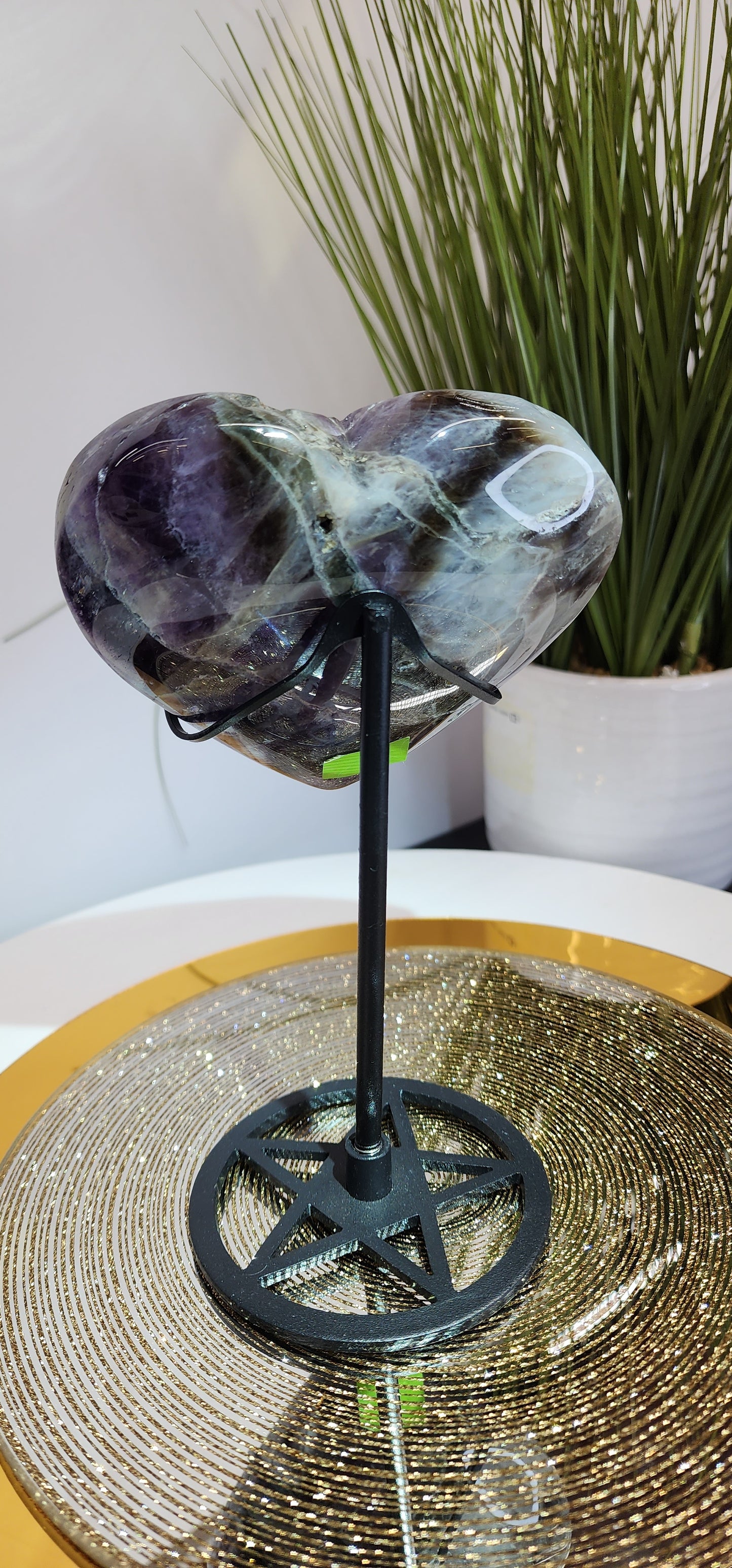 Dream Amethyst Puff Heart