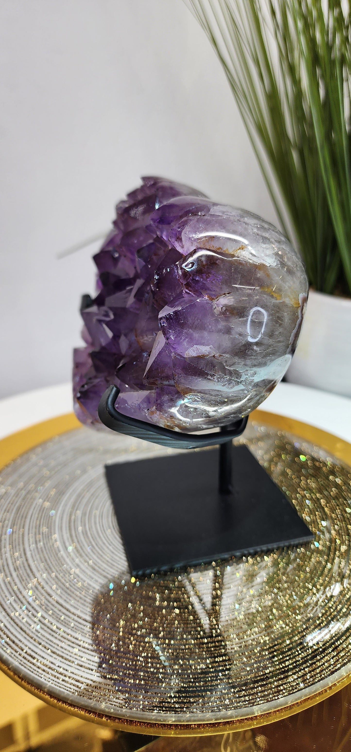 Chunky Amethyst Heart