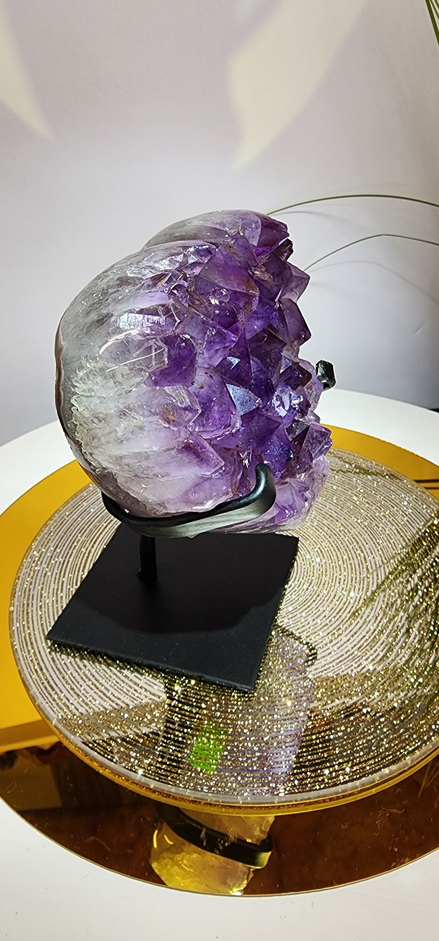 Chunky Amethyst Heart