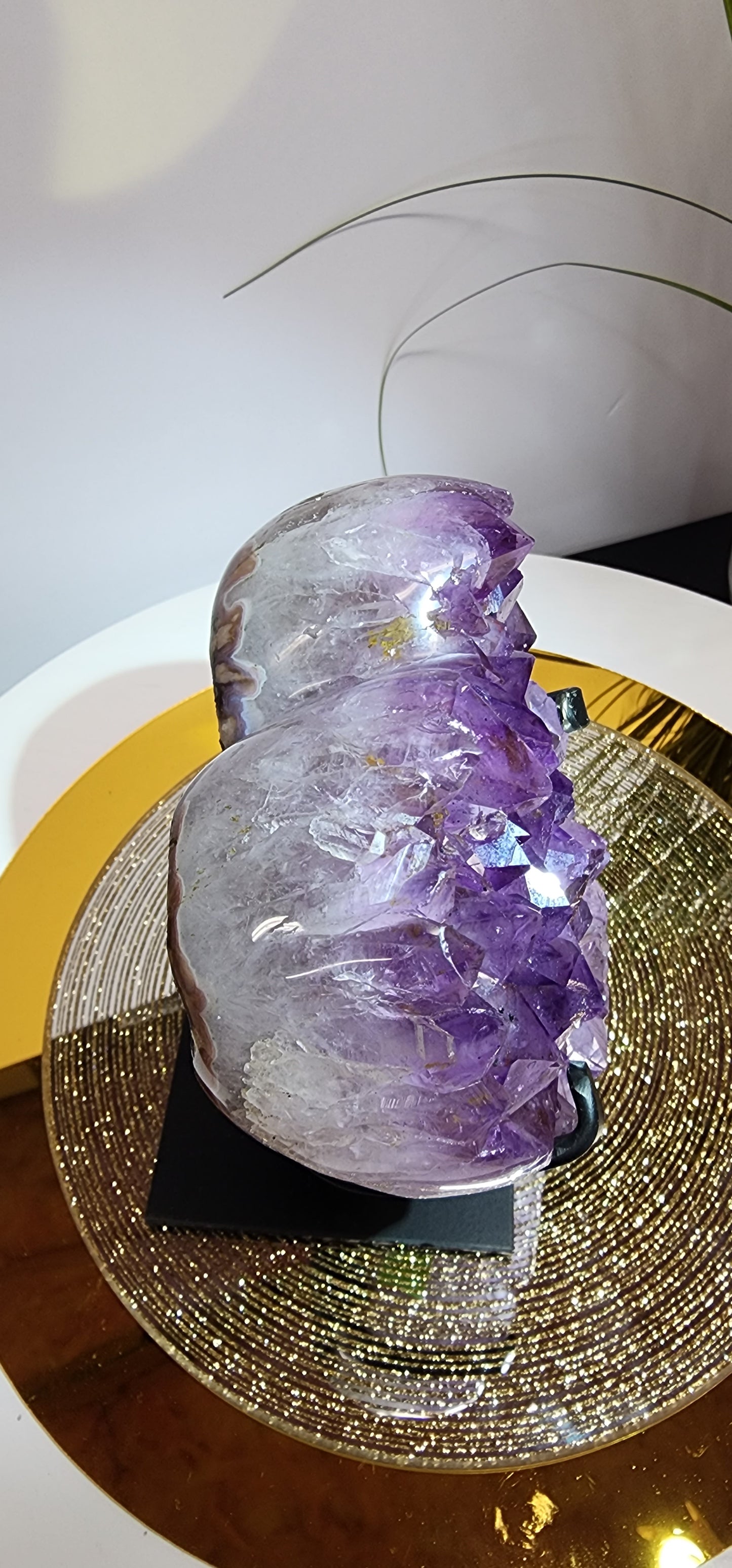 Chunky Amethyst Heart