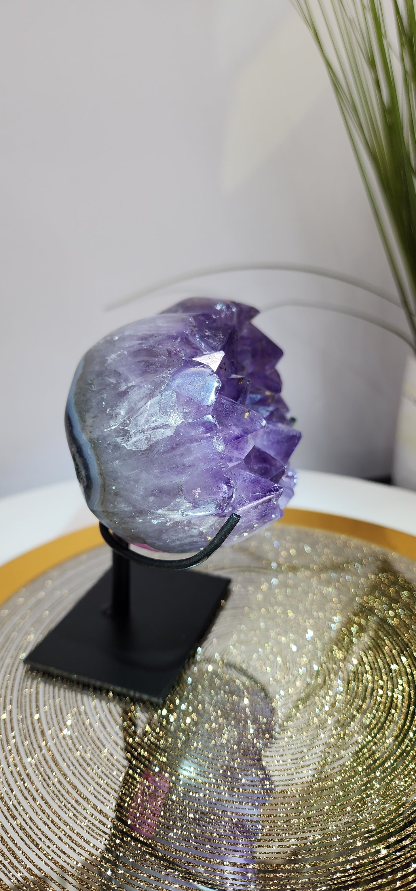 Chunky Amethyst Heart