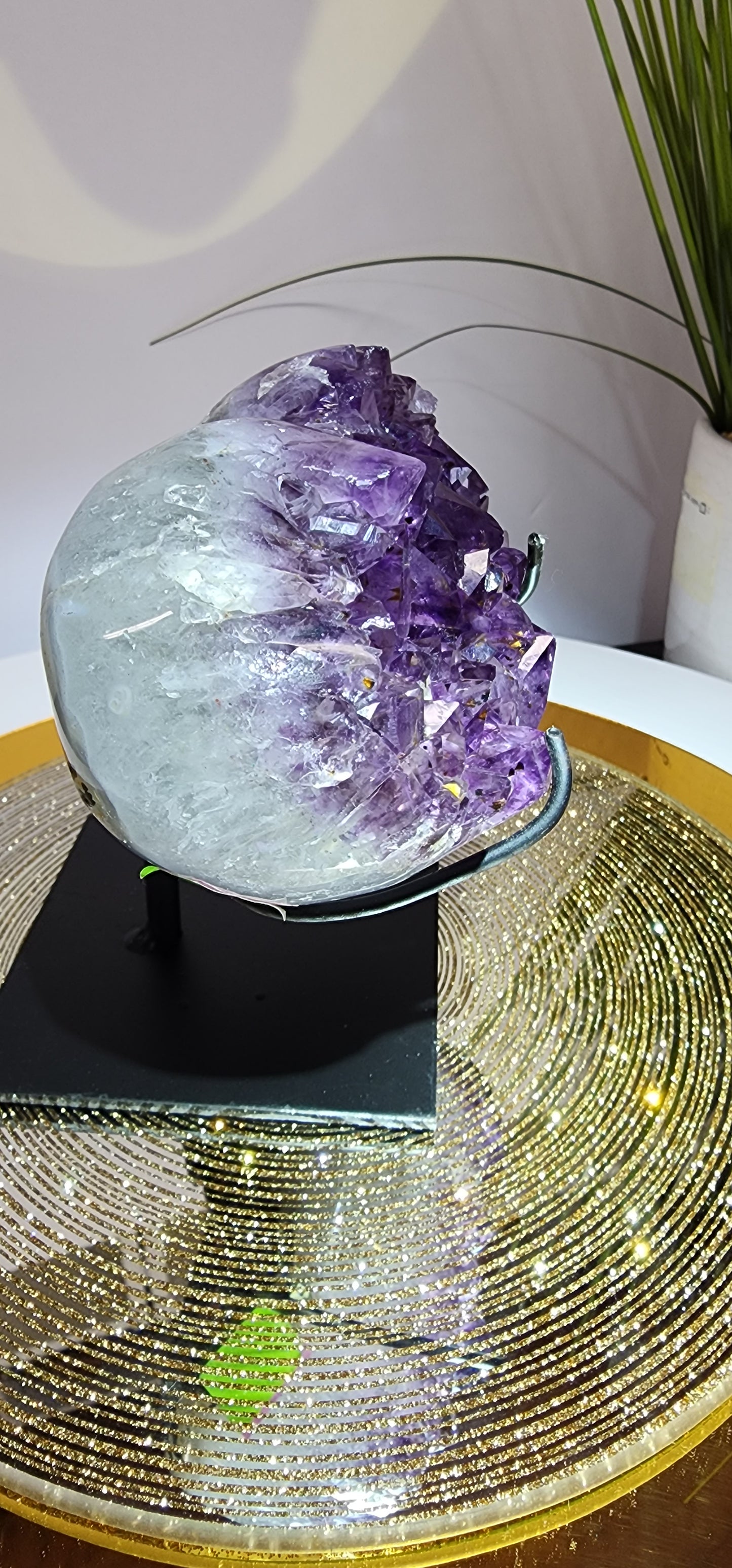Chunky Amethyst Heart