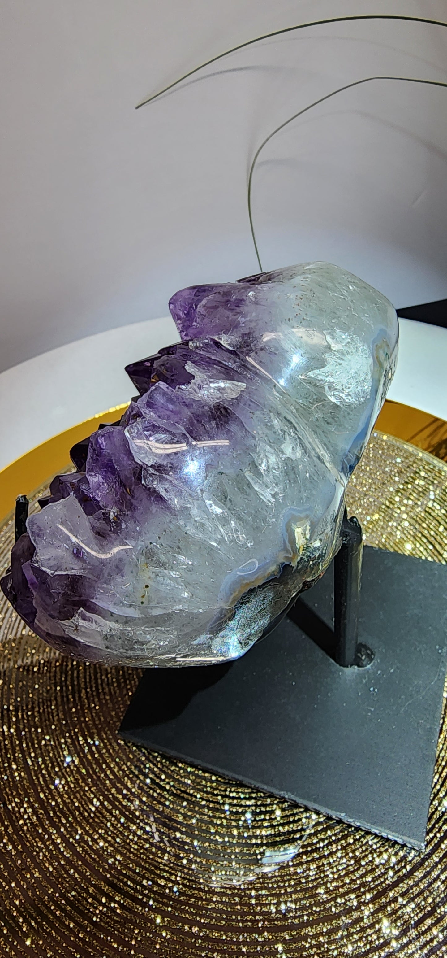Chunky Amethyst Heart