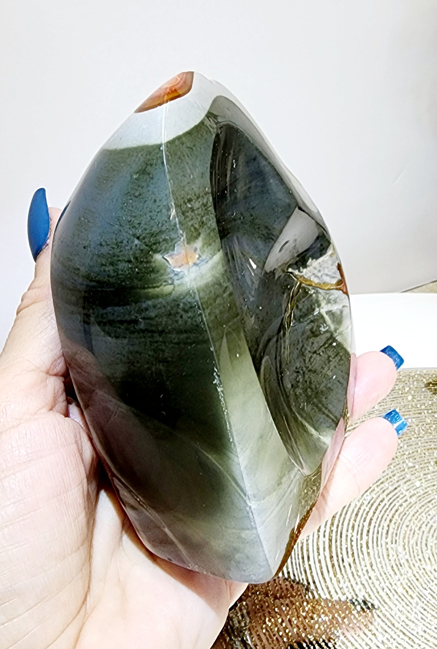 Polychrome Heart Shaped Bowl with Free Shipping