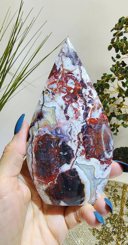 Mexican Lace Teardrop Free Form With Free Shipping