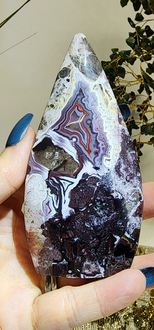 Mexican Lace Teardrop Free Form