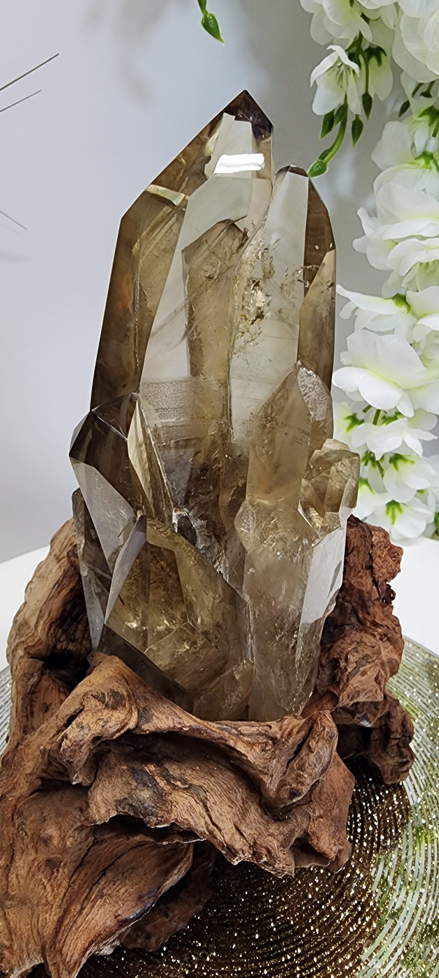 Large Natural Citrine Cluster from Brazil