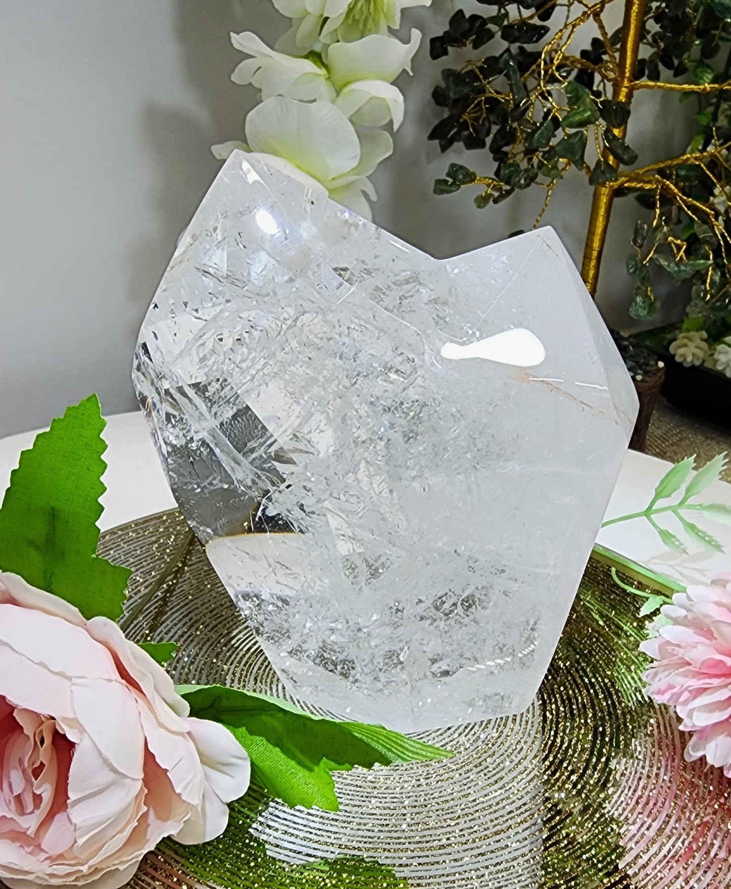 Clear Quartz Double Point from Brazil qualifies for free shipping