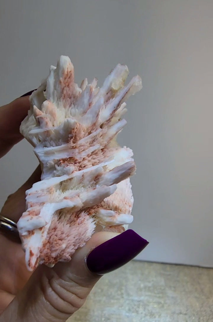 Mordenite and Scolecite with Stilbite Specimen from India
