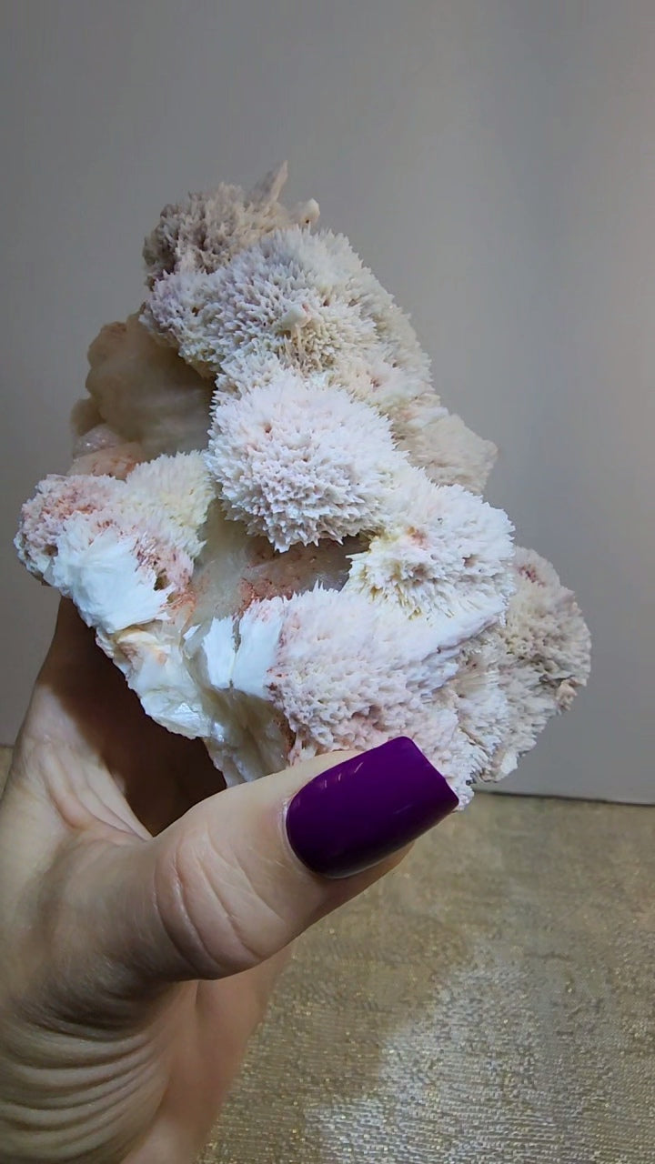 Mordenite and Scolecite with Stilbite Specimen from India