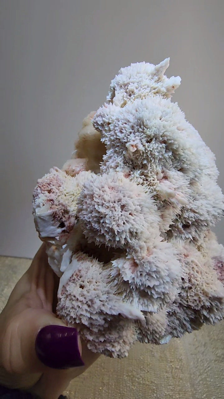 Mordenite and Scolecite with Stilbite Specimen from India