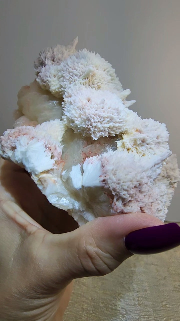 Mordenite and Scolecite with Stilbite Specimen from India