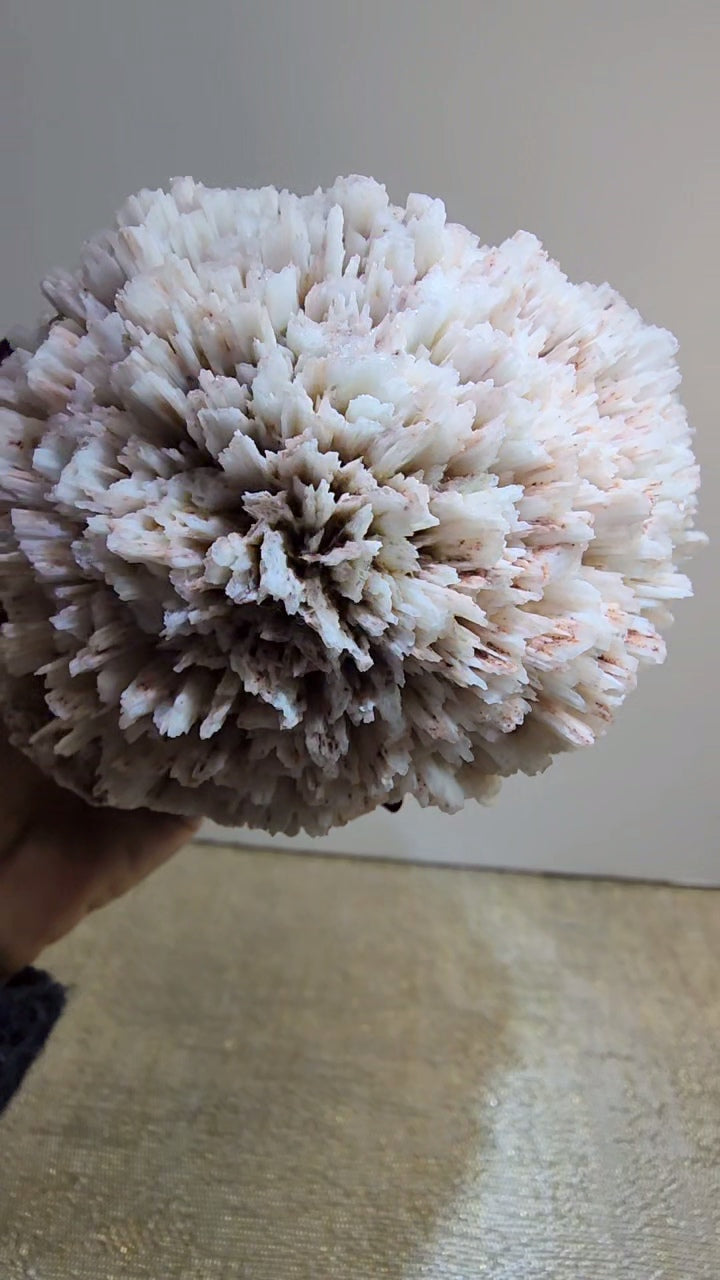 Large Mordenite and Scolecite Specimen with Stilbite from India