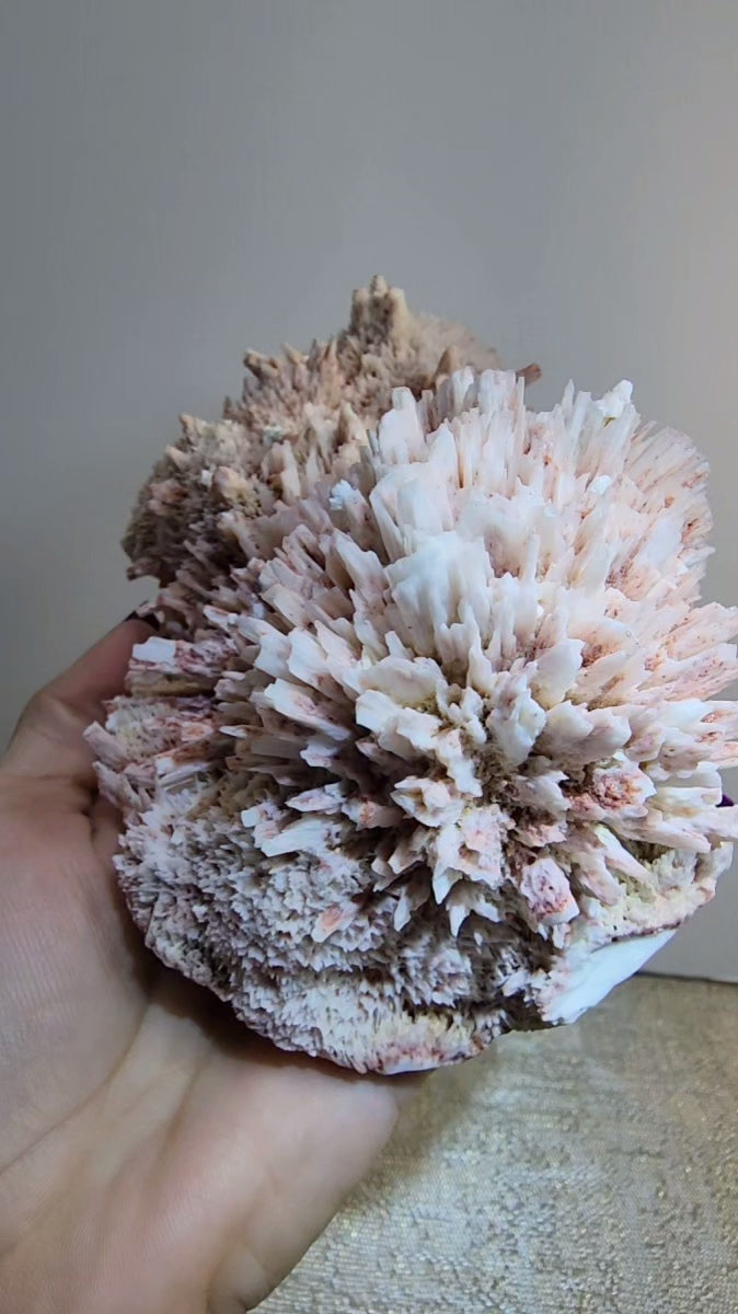 Large Mordenite and Scolecite with Stilbite Specimen from India