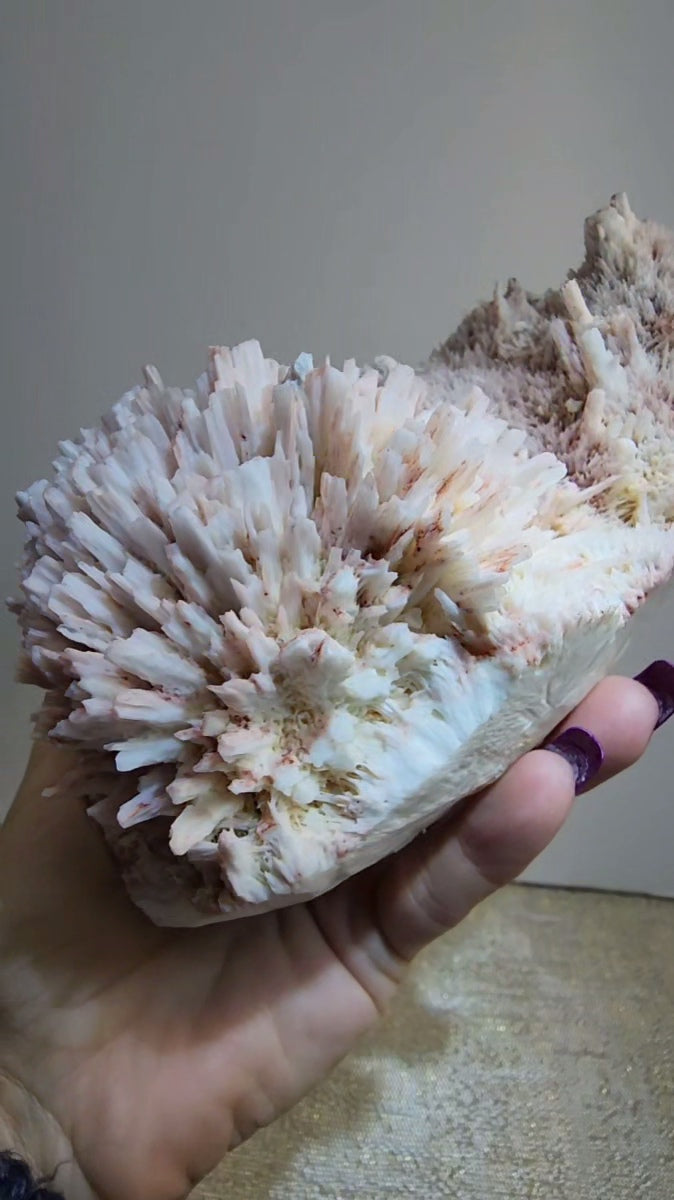 Large Mordenite and Scolecite with Stilbite Specimen from India