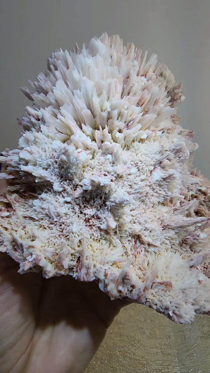 Mordenite and Scolecite with Stilbite Specimen from India
