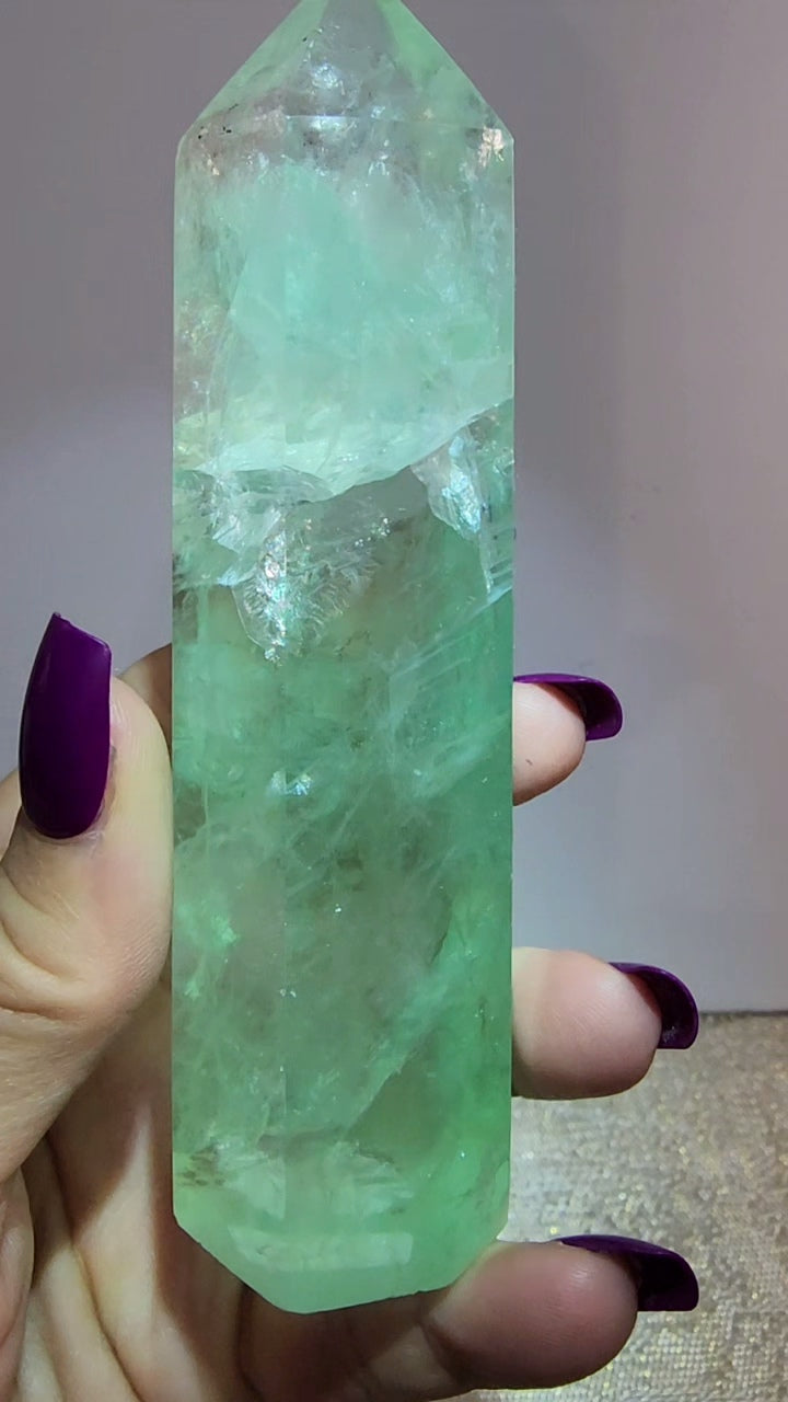 Green Fluorite Tower