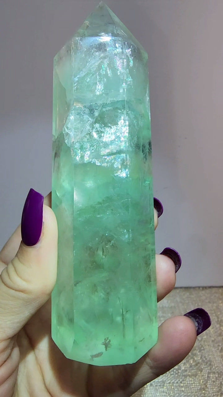 Green Fluorite Tower