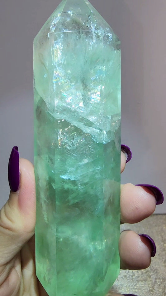 Green Fluorite Tower