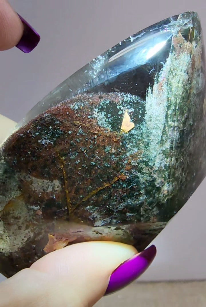 Lodolite Garden Quartz Free Form