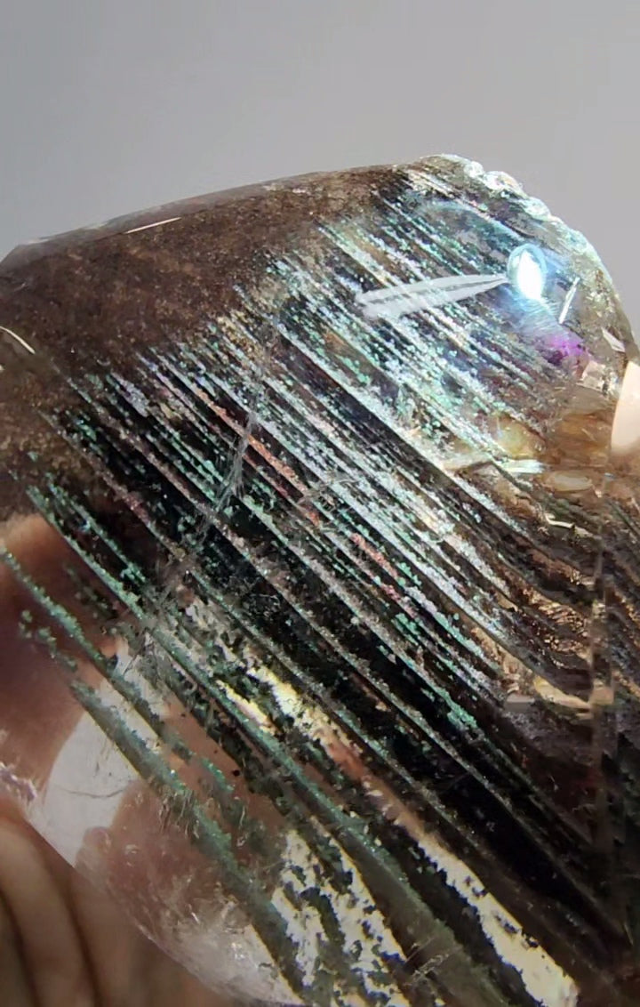 High Quality Lodolite Garden Quartz Free Form