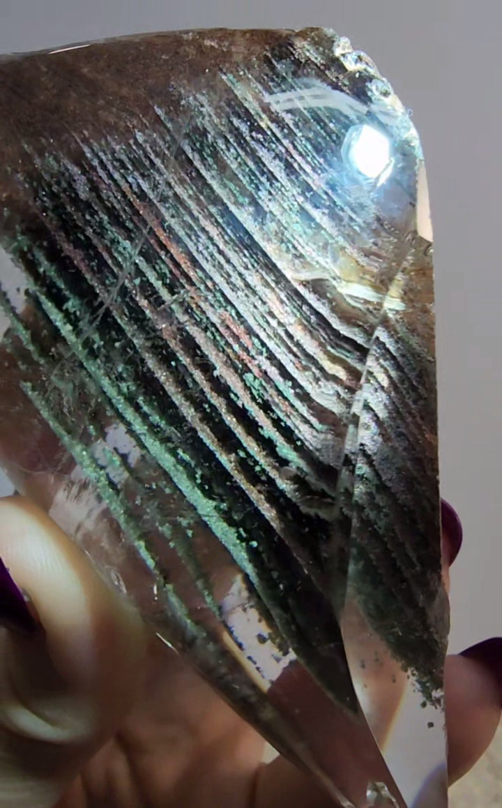 High Quality Lodolite Garden Quartz Free Form