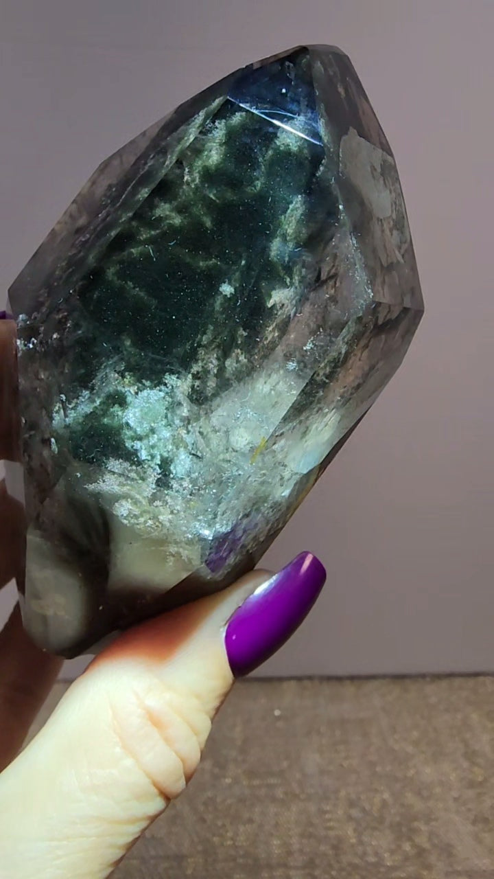Lodolite Gardend Quartz FreebForm
