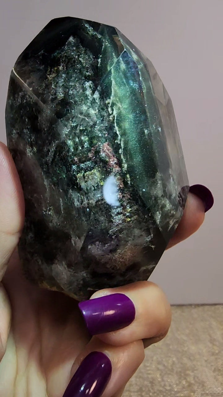 Lodolite Gardend Quartz FreebForm