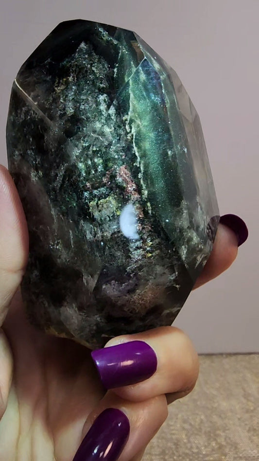 Lodolite Gardend Quartz FreebForm