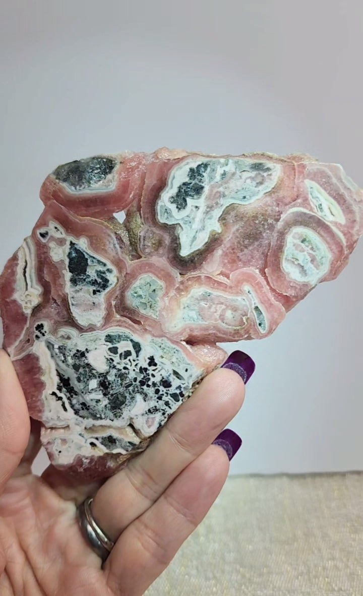 Rhodochrosite Slab
