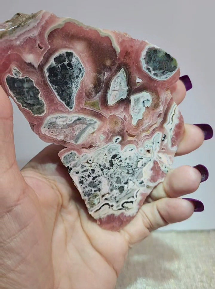 Rhodochrosite Slab
