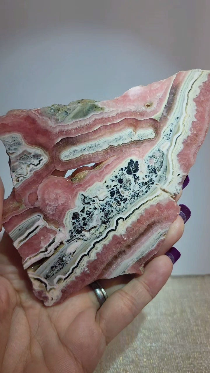 Rhodochrosite Slab