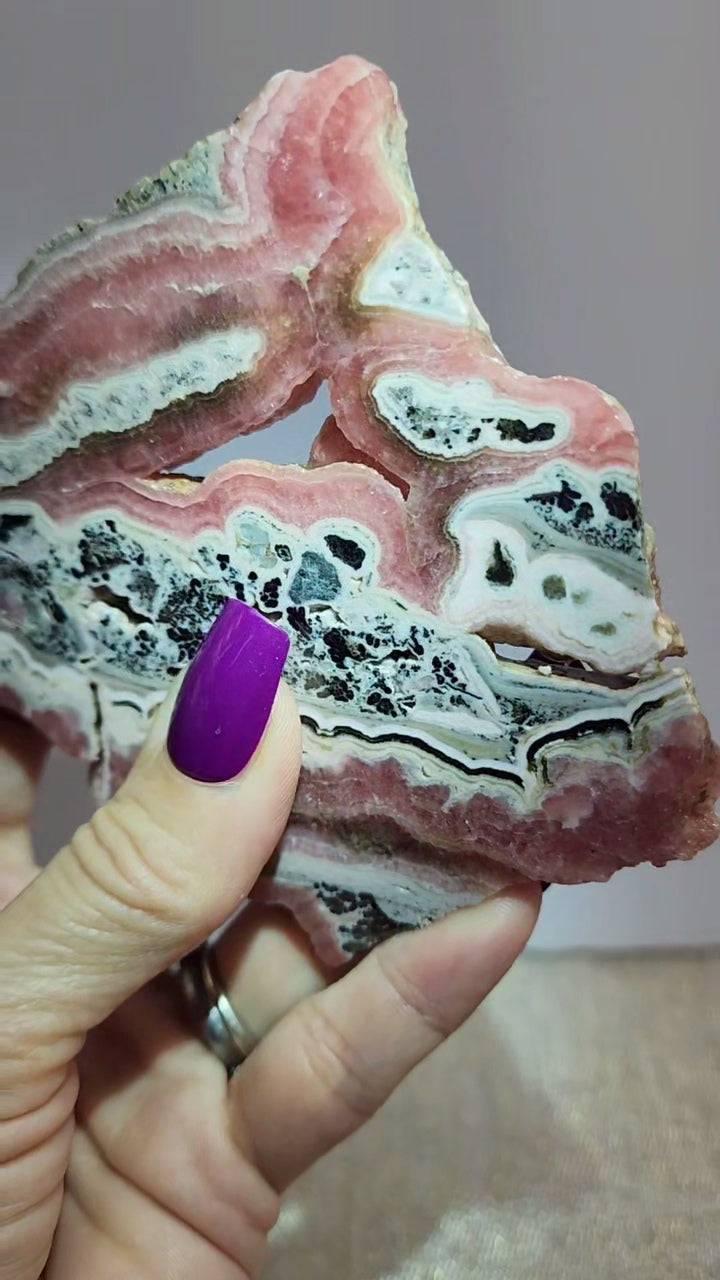 Rhodochrosite Slab