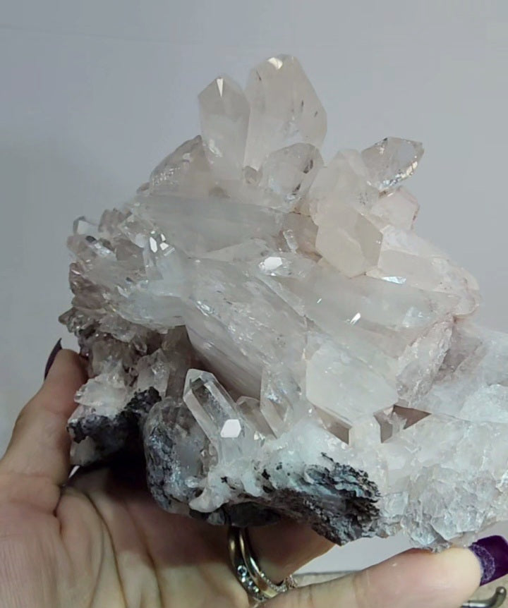 High Quality Pink Lemurian Quartz from Columbia
