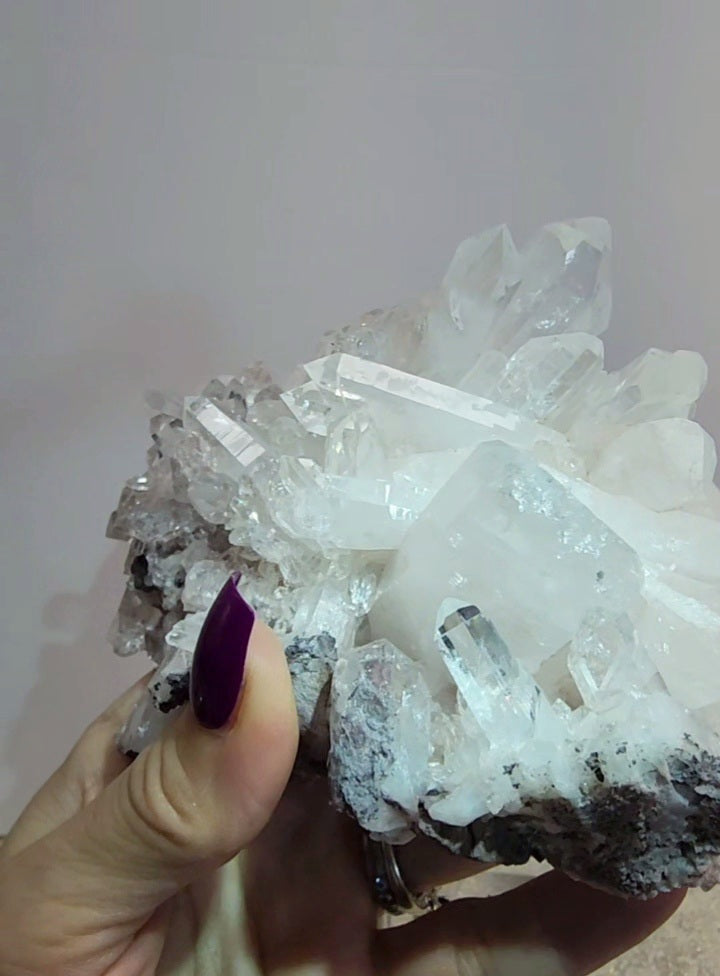 High Quality Pink Lemurian Quartz from Columbia