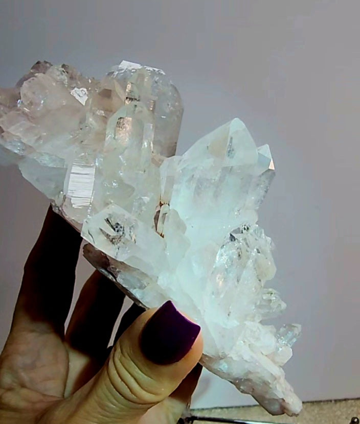 High Quality Pink Lemurian Quartz from Columbia