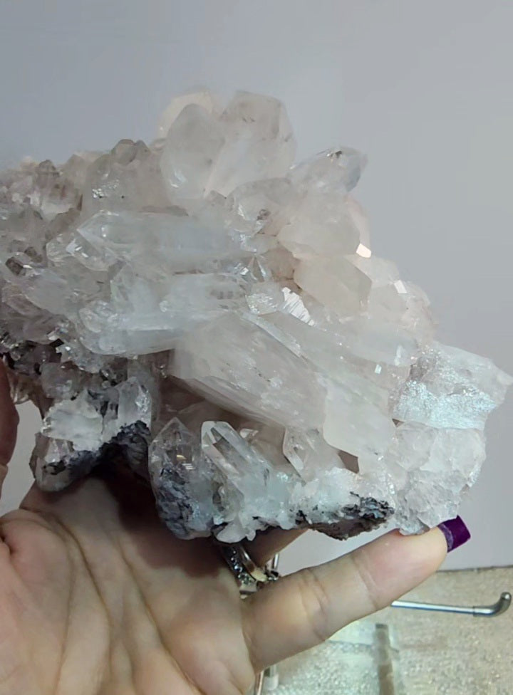 High Quality Pink Lemurian Quartz from Columbia