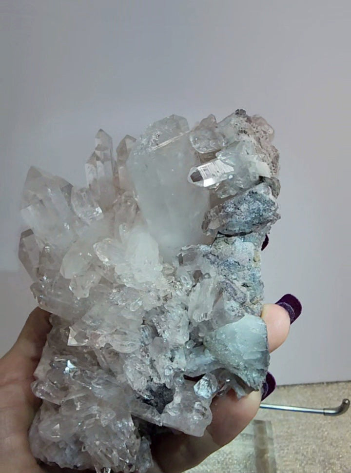 High Quality Pink Lemurian Quartz from Columbia