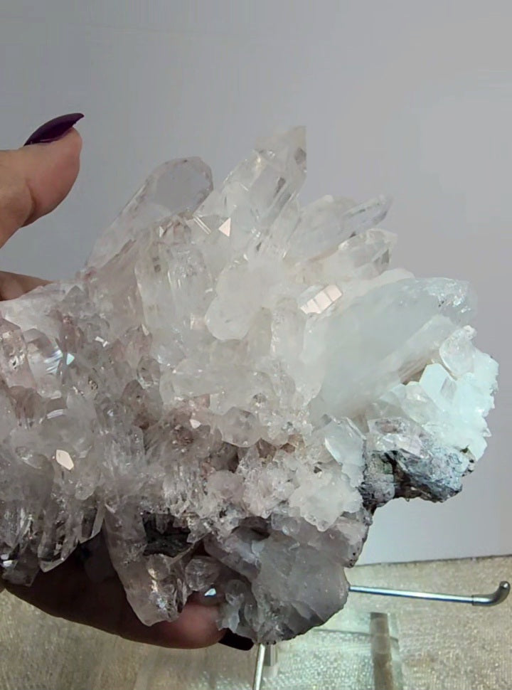 High Quality Pink Lemurian Quartz from Columbia