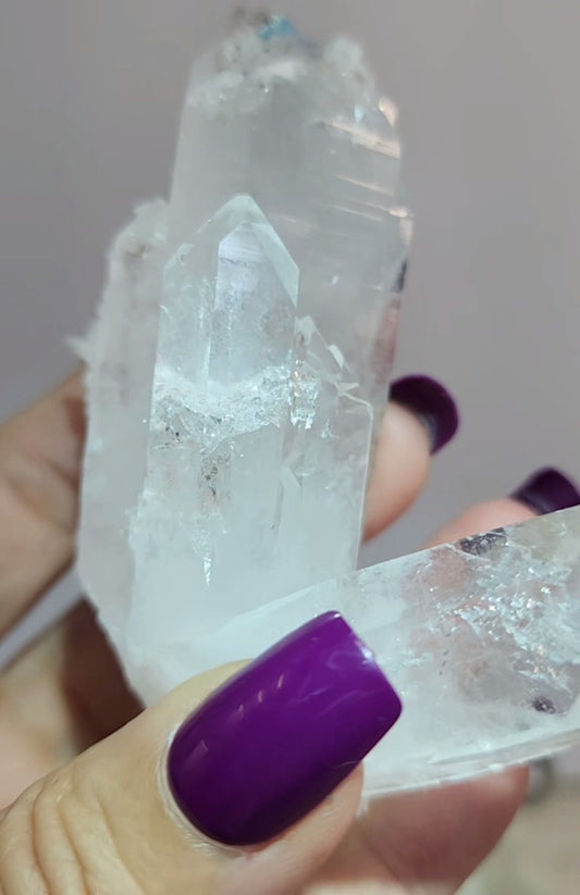 High Quality Pink Lemurian Quartz Cluster from Columbia