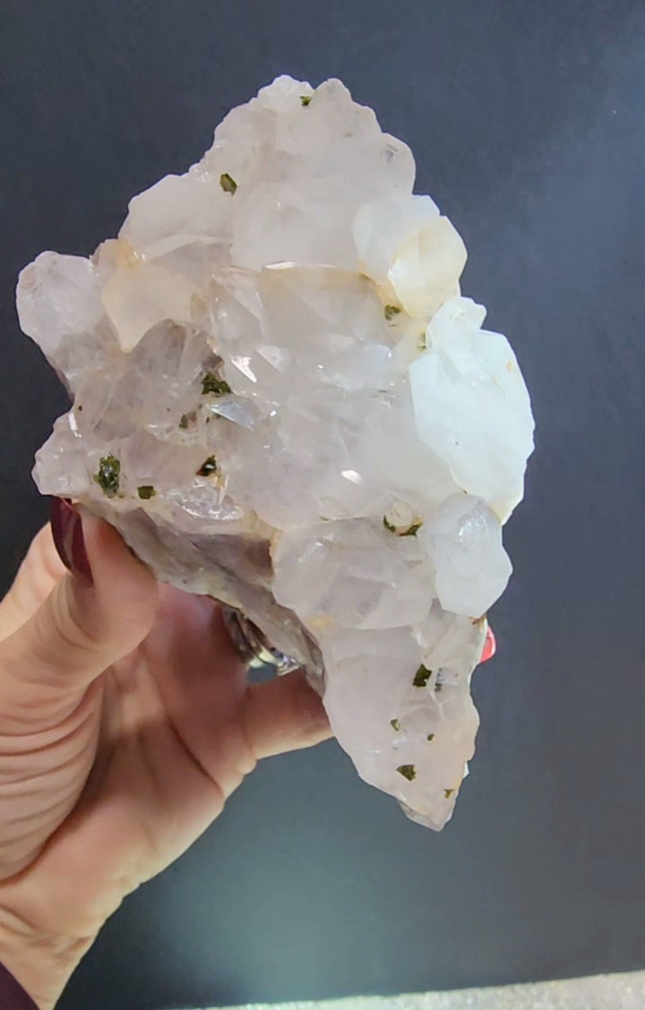 Super Seven Specimen with Epidote