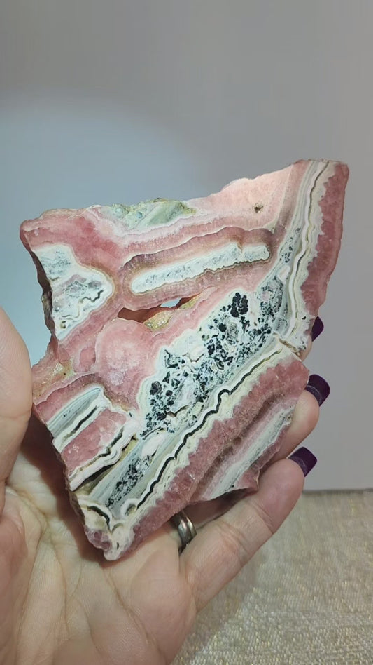 Rhodochrosite Slab