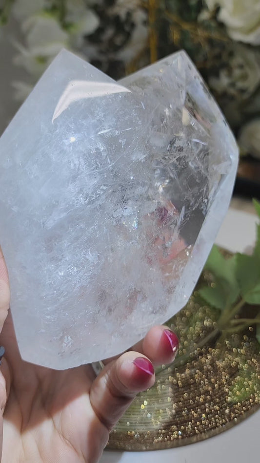 Clear Quartz Double Point from Brazil qualifies for free shipping