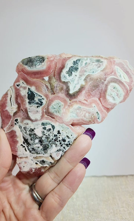 Rhodochrosite Slab