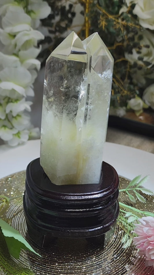 Citrine Double Point With Custom base qualifies for free shipping