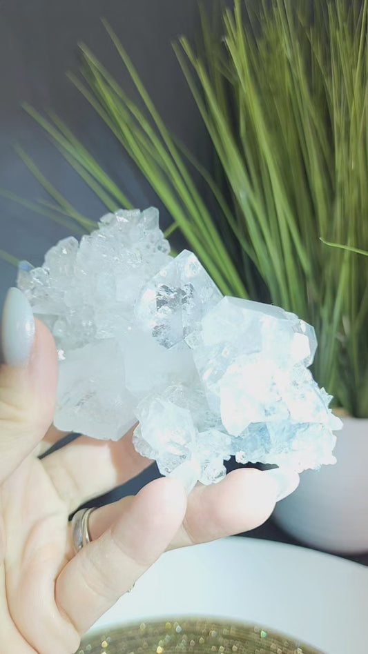 Diamond Apophylite Specimen from India