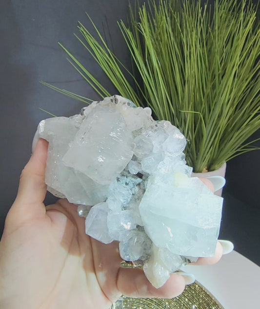 Very Light Green Apophylite from India